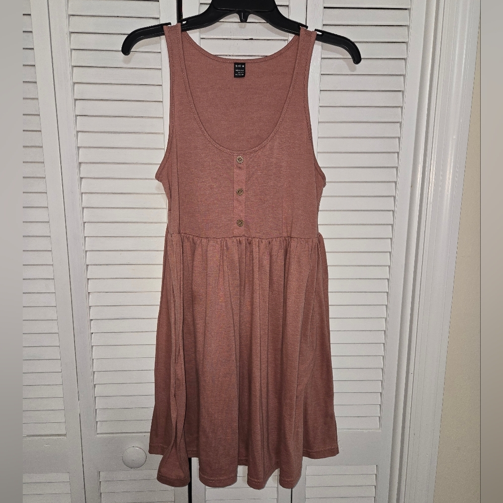 SHEIN Lune Women's L Boho Tank Dress